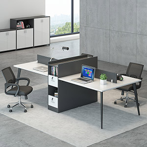 现代简约四人位办公桌WD-LX04B